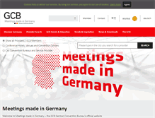 Tablet Screenshot of gcb.de